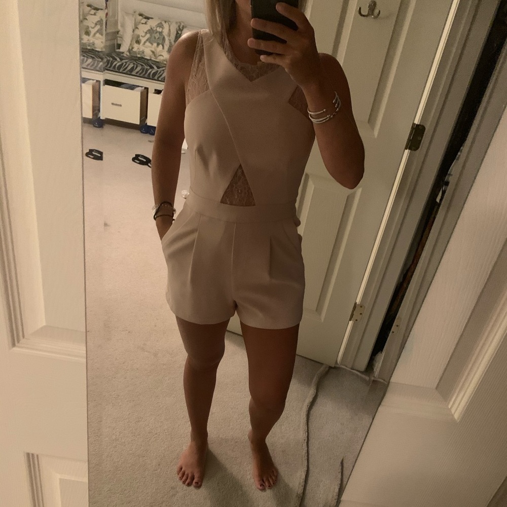 BCBG light pink romper
